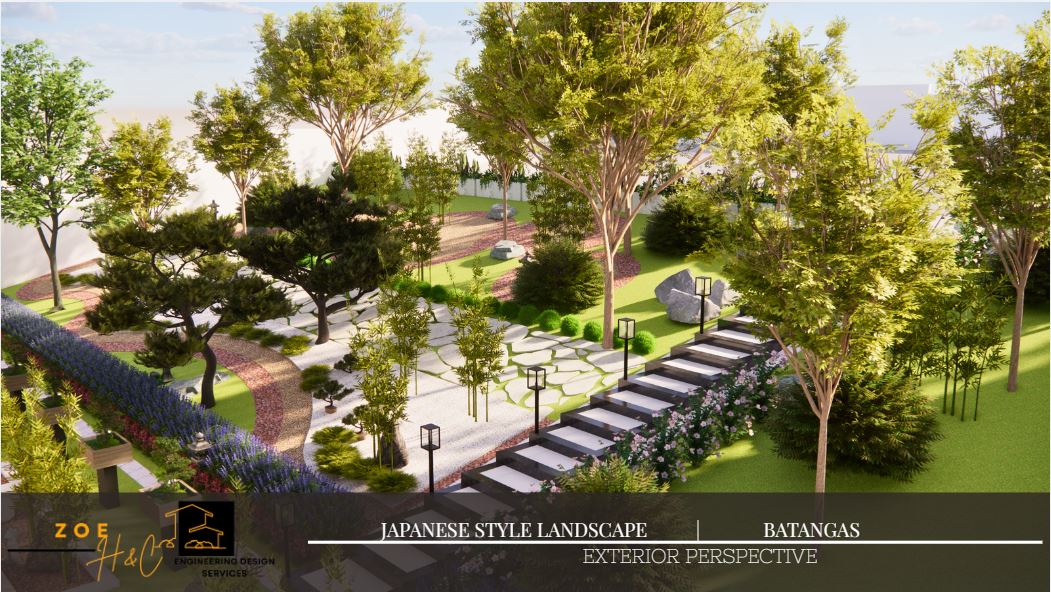 Japanese Style Landscape Perspective